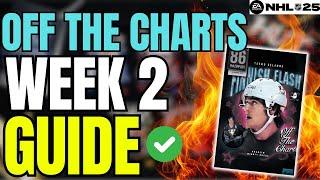 MUST BUILD CARD! WEEK 2 OFF THE CHARTS EVENT COMPLETE GUIDE | NHL 25 HUT