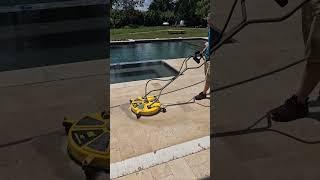 Pressure Washing Travertine Pavers in Brentwood, TN