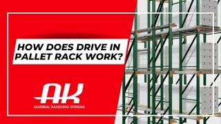 How Does Drive In Pallet Rack Work? Video Demonstration
