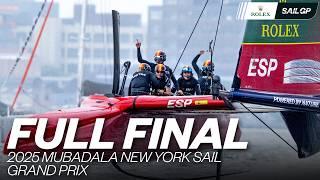 Full Final | 2025 Mubadala New York Sail Grand Prix |  v  v  | SailGP