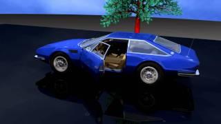 1975 Lamborghini Jarama 400 GT 3ds max avi