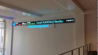 york college led stock ticker