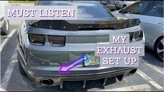 My exhaust setup cammed camaro (sorry neighbors)