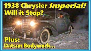 1938 Imperial Brakes Finished and Test Drive! Plus: Bashing out Panels for the Datsun 411...