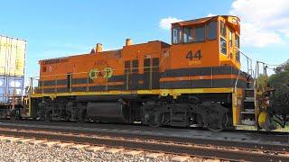 CSX Train Hauls a 50 Year Old EMD Switcher