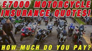 £7000 Motorcycle Insurance Quotes!