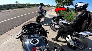 Ninja H2, M1000RR, & R1M Flying w/ Race Drones