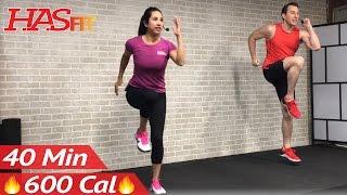 40 Minute Tabata Cardio HIIT Workout No Equipment Full Body at Home Interval Training for Fat Loss