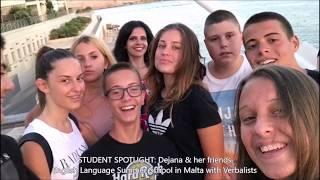 English language summer school in Malta - video testimonial by Verbalists students