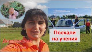 Муж поехал на учения с детьми, а жена в лес за грибами