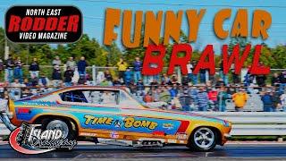 ISLAND DRAGWAY FUNNYCAR THROWDOWN #funnycar #dragstrip #vintageracing