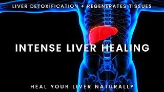 LIVER HEALING FREQUENCY: Liver Detoxification & Regenerates Liver Tissues | Binaural Beats Music