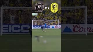 The most insane penalty shootout  Inter Miami vs Nashville SC - Leagues Cup Final #messi