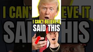 Donald Trump Gets A Text & It Goes VIRAL‼️ #christian #donaldtrump #israel #shorts