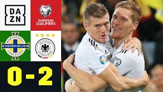 Halstenberg-Knaller macht Weg frei: Nordirland - Deutschland 0:2 | EM-Quali | DAZN Highlights