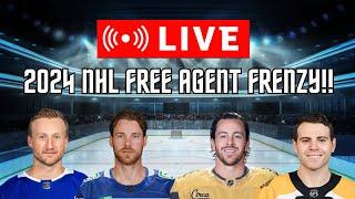 LIVE: 2024 NHL Free Agent Frenzy Coverage ALL DAY w/ Sam Smith #nhlbruins #freeagency
