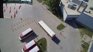 Bus Roadeo Drone and Driver's POV