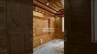 Ốp tường gỗ Gõ Đỏ đẹp như tranh vẽ 