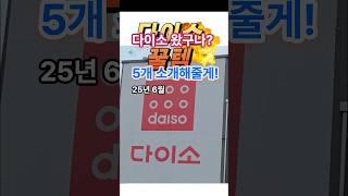 다이소 뭐 사지 추천 아이템 - 25년 6월 #다이소 #다이소신상 #다이소템