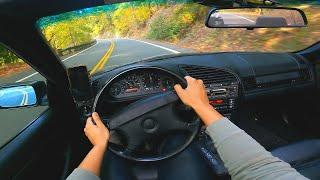 BMW E36 328i - POV Autumn Drive 4K (The ULTIMATE Sunday Drive)