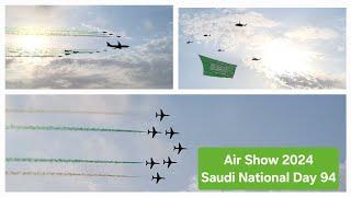 FULL AIR SHOW 2024 |  Saudi National Day 94 Air Show ️   ️ | Jeddah Waterfront