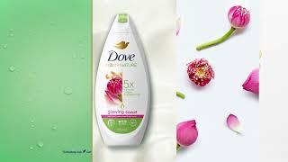 New Dove Care by Nature body wash for a glowing skin