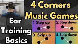 Beginner Ear Training - 100 Four Corners Music Games Part 1