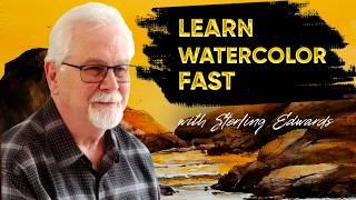 BEST watercolor painting advice of Sterling Edwards | Watercolor tutorial for beginners