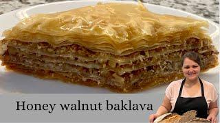 Honey Walnut Baklava (Медовая пахлава с грецким орехом )