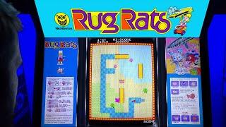 Rug Rats Arcade Cabinet MAME Gameplay w/ Marquee