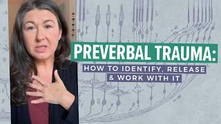 Preverbal terror: how to identify, release & work with it  #childhoodtrauma