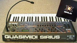 QUASIMIDI SIRIUS (1997) synthesizer dance music workstation demo cd from the 90s