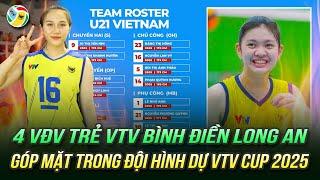 4 VĐV Trẻ VTV Bình Điền Long An góp mặt trong danh sách Đội tuyển trẻ Việt Nam tại VTV Cup 2025