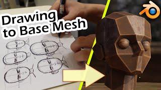 Drawing to Base Mesh in 6 Mins