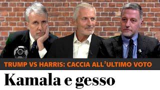 Usa, Harris e Trump a caccia di voti: chi vincerà? Con Carofiglio, Ghisleri, Giannini, Gribaudo