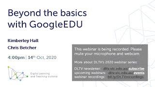 DLTV - Beyond the basics with GoogleEDU