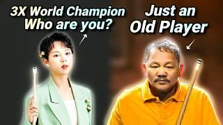 Very Confident PLAYER Thinks She Can OUTCLASS 64-Year Old EFREN REYES