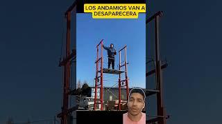 Andamios seran reemplazado por esto #construction #construcción #ingenieria #albañilería #shorts