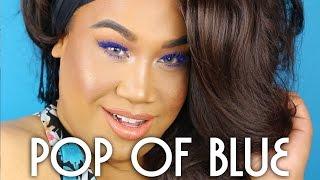 Pop of Blue Summer Makeup Tutorial | PatrickStarrr