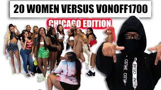 20 WOMEN VS 1 RAPPER (CHICAGO EDITION): VONOFF1700 #skinbone