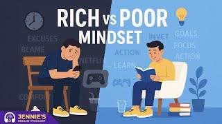 RICH vs POOR MINDSET | English & Chill with Jennie | English Podcast