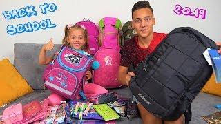 Back to School 2019 Рюкзаки и Канцелярия для Насти и Саши ПОКУПКИ к школе ПОДАРКИ для подписчиков