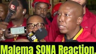 Julius Malema reaction to Ramaphosa State of the Nation #SONA2025