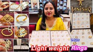 1.8gm onwards Light weight Classy New design of Gold Rings from Tanishq | Rings| Gents& Ladies Rings