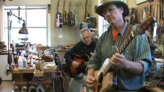Craig on KOZM computer sculpted and Gary H on Kerry Char Gibson J-45 playing Long may you run