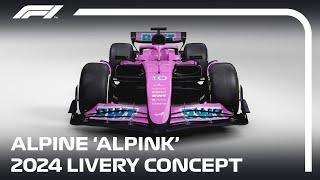 2024 Alpine 'Alpink' Livery Concept | Showroom Showcase | F1 2024 Concept | Stefan Clift