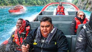 Samoans go Jet Boat Riding in New Zealand...