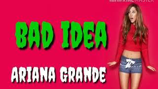 Ariana Grande - bad idea (Lyrics video) 