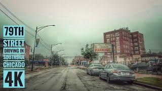 79th Street Driving through Southside Chicago 4K: Streets of the Americas