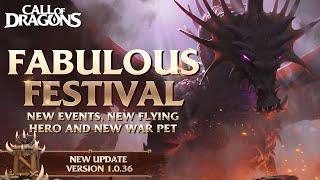 Fabulous Festival - Update Preview 1.0.36 | Call of Dragons